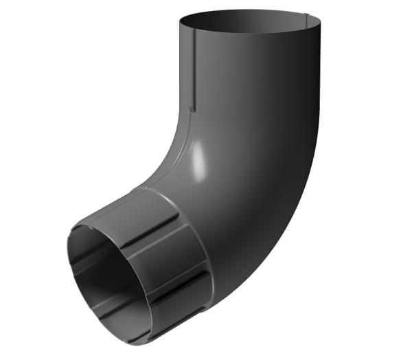 Колено 72° D90 Döcke STAL PREMIUM Графит, (RAL 7024) купить в Печоре