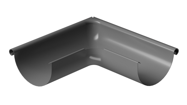 Угол внешний 90° D125 Döcke STAL PREMIUM Графит, (RAL 7024) купить в Печоре