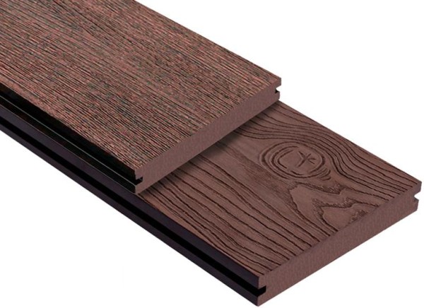 Террасная доска ДПК Outdoor 3D полнотелая STORM/OCEAN BROWN коричневая микс купить в Печоре