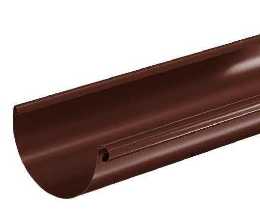 Водосток Aquasistem, система 125x90 - Водосточный желоб 3.00м RAL 8017 Коричневый купить в Печоре