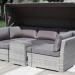 Диван-Трансформер AFINA плетеный из иск. ротанга AFM-320G Grey купить в Печоре