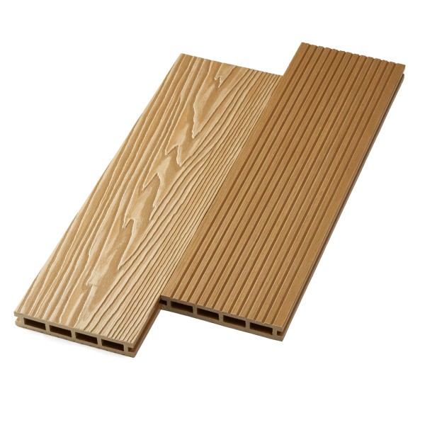 Террасная доска ДПК NanoWood двусторонняя New 3D тиснение + вельвет Орех купить в Печоре