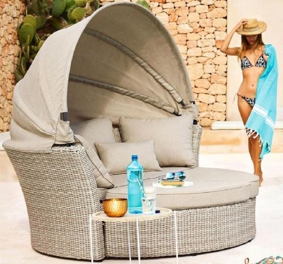 Диван-Трансформер AFINA плетеный из иск. ротанга AFM-325 Beige купить в Печоре