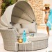 Диван-Трансформер AFINA плетеный из иск. ротанга AFM-325 Beige купить в Печоре