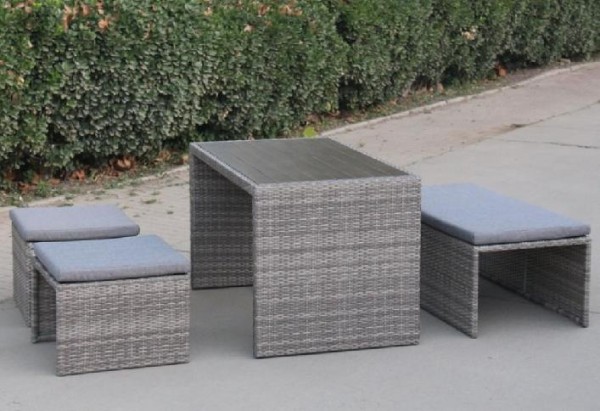 Диван-Трансформер AFINA плетеный из иск. ротанга S330G-W78 Grey купить в Печоре