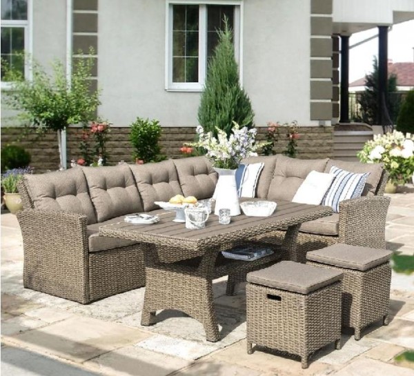Комплект мебели AFINA плетеной из иск. ротанга AFM-307B Beige купить в Печоре