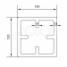 Столб SEQUOIA Evolution 3D WOOD BROWN купить в Печоре
