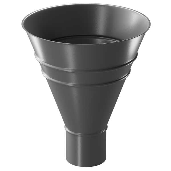 Воронка водосборная Döcke STAL PREMIUM, Графит купить в Печоре