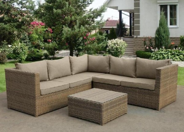 Комплект мебели AFINA плетеной из иск. ротанга YR825B Beige купить в Печоре