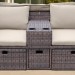Комплект мебели AFINA плетеной из иск. ротанга AFM-330B Brown купить в Печоре