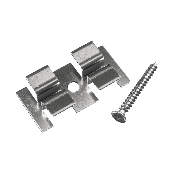 Клипса с саморезом, Grinder шовный монтаж 5 mm купить в Печоре
