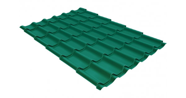 Металлочерепица классик 0,5 Satin RAL 5021 купить в Печоре