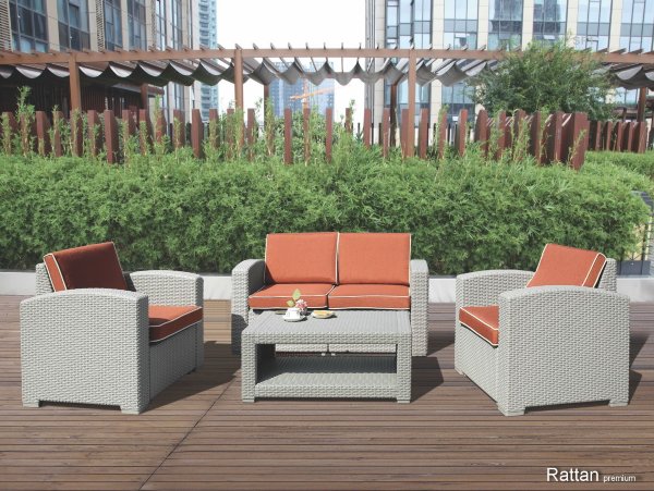 Уличные диваны и кресла коллекции Rattan Premium 4 купить в Печоре