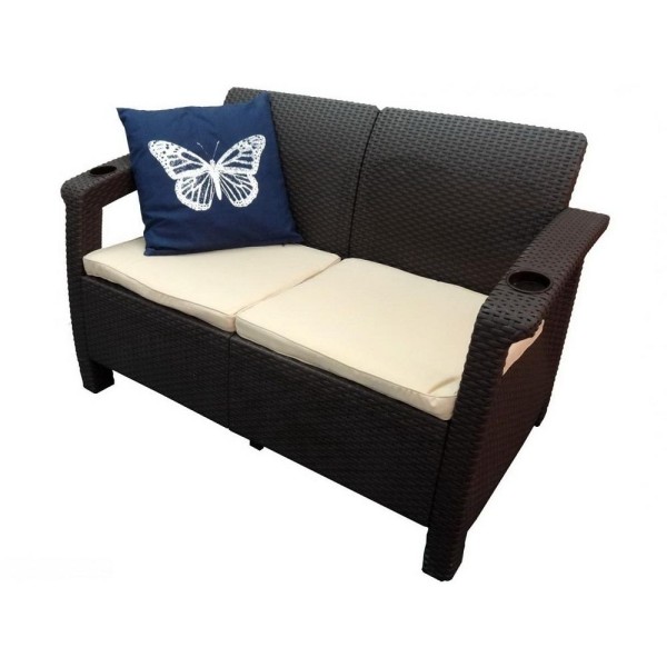 Двухместный диван Yalta Sofa Seаt венге купить в Печоре