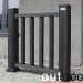 Ограждение из ДПК Outdoor Классик 3D STORM чёрный купить в Печоре