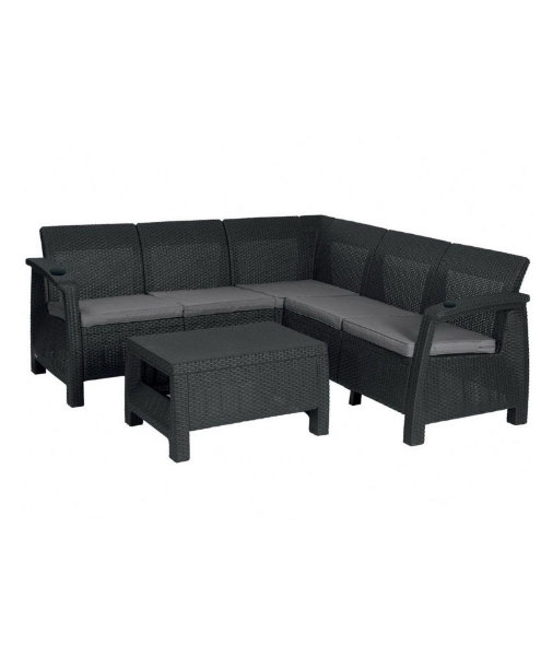 Угловой диван  Yalta Corner Set (столик в комплект не входит) купить в Печоре