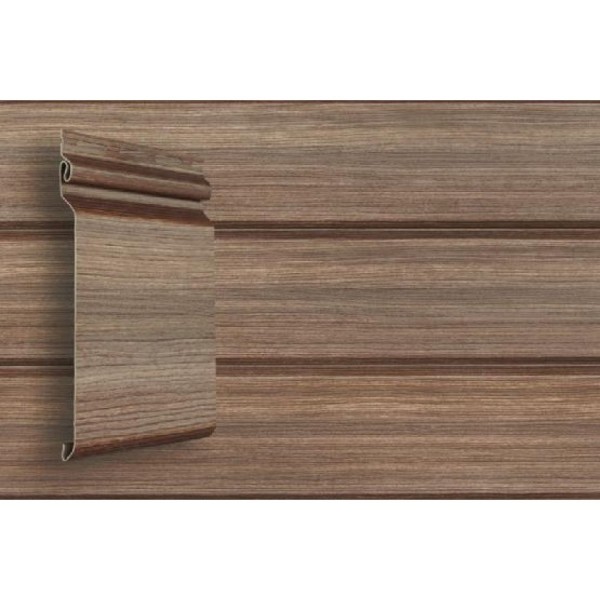 Виниловый сайдинг Grand Line Natural-Брус Tundra - Кедр купить в Печоре