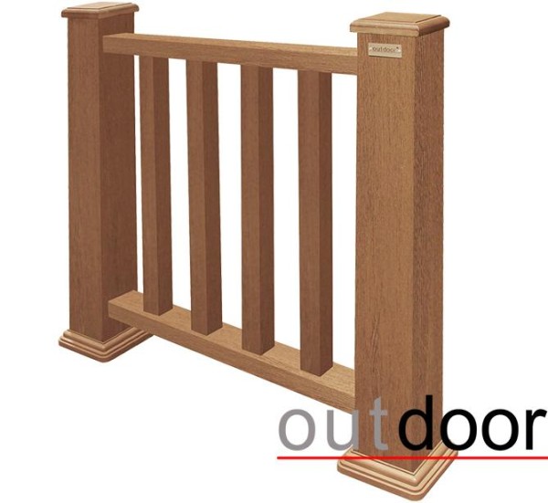 Ограждение из ДПК Outdoor Классик 3D STORM дуб купить в Печоре