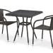 Комплект плетеной мебели AFINA из иск. ротанга T282BNT/Y137C-W53 Brown 2Pcs купить в Печоре