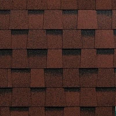 Двухслойная ламинированная черепица Shinglas, серия Фазенда – Красный купить в Печоре