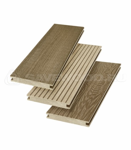Террасная доска SW Fraxinus (R) полнотелая «SaveWood» Тик купить в Печоре