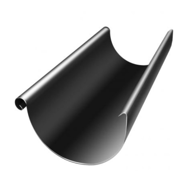 Водосток Grand Line 125x90 – Желоб 3м RAL 9005 купить в Печоре