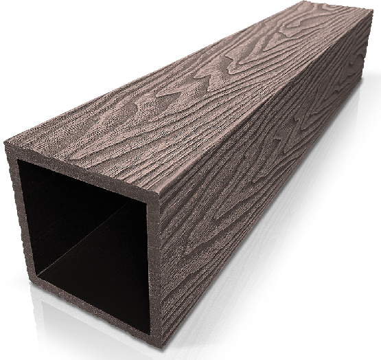 Столб ДПК 3D GardenParkett фактура дерева Венге купить в Печоре