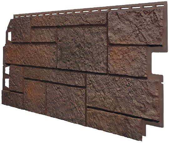 Фасадная панель VOX Sandstone (Сандстоун) темно коричневый купить в Печоре