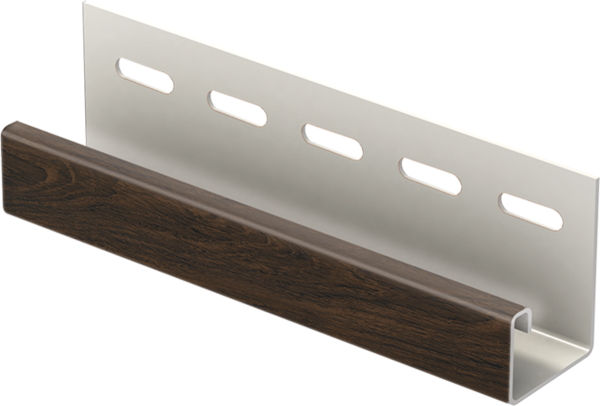 J-планка к Софиту PRO Тёмный орех купить в Печоре