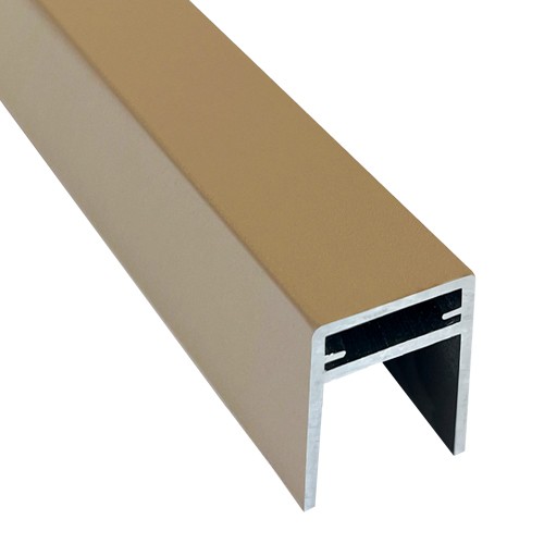 П-профиль Алюминиевый EasyDecking 35x25 Дуб купить в Печоре