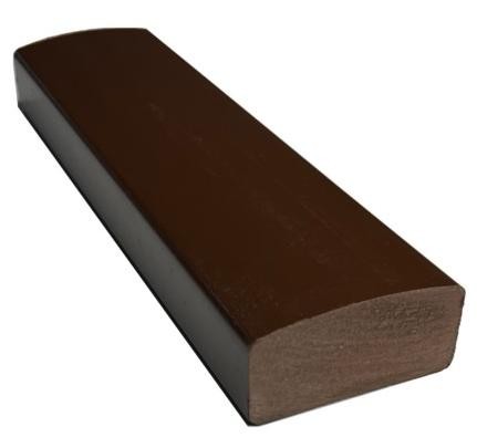 Лавочный брус Ecodecking Некст полнотелый глянцевый 70х35 шоколад купить в Печоре