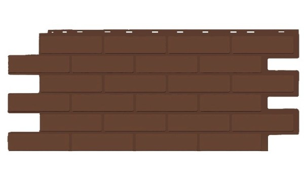 Фасадная панель T-Siding Кирпич Модерн Эко Браун купить в Печоре