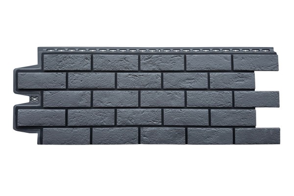 ФП Grand Line состаренный кирпич премиум Графит (шов RAL 9005) купить в Печоре