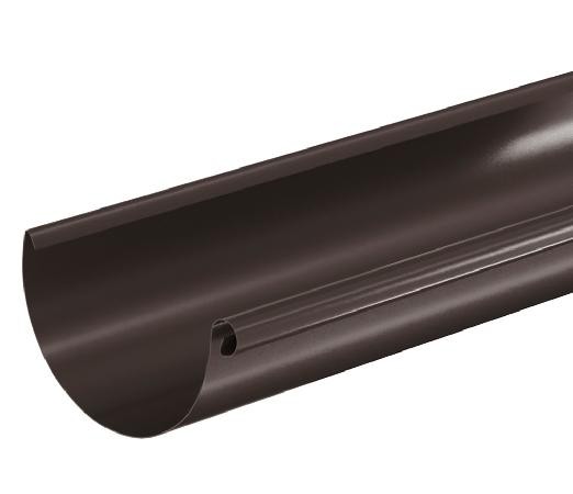 Водосток Aquasistem, система 125x90 - Водосточный желоб 3.00м RR 32 Тёмно Коричневый купить в Печоре