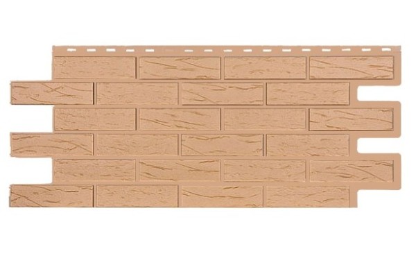 Фасадная панель T-Siding Кирпич Саман Эко Крем купить в Печоре